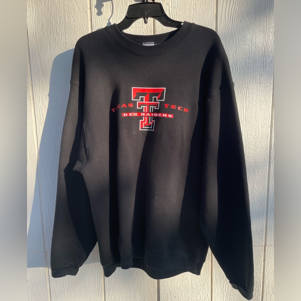 Vintage Texas Tech Black Sweater Large